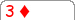 3&diams;