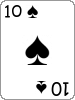 10&spades;